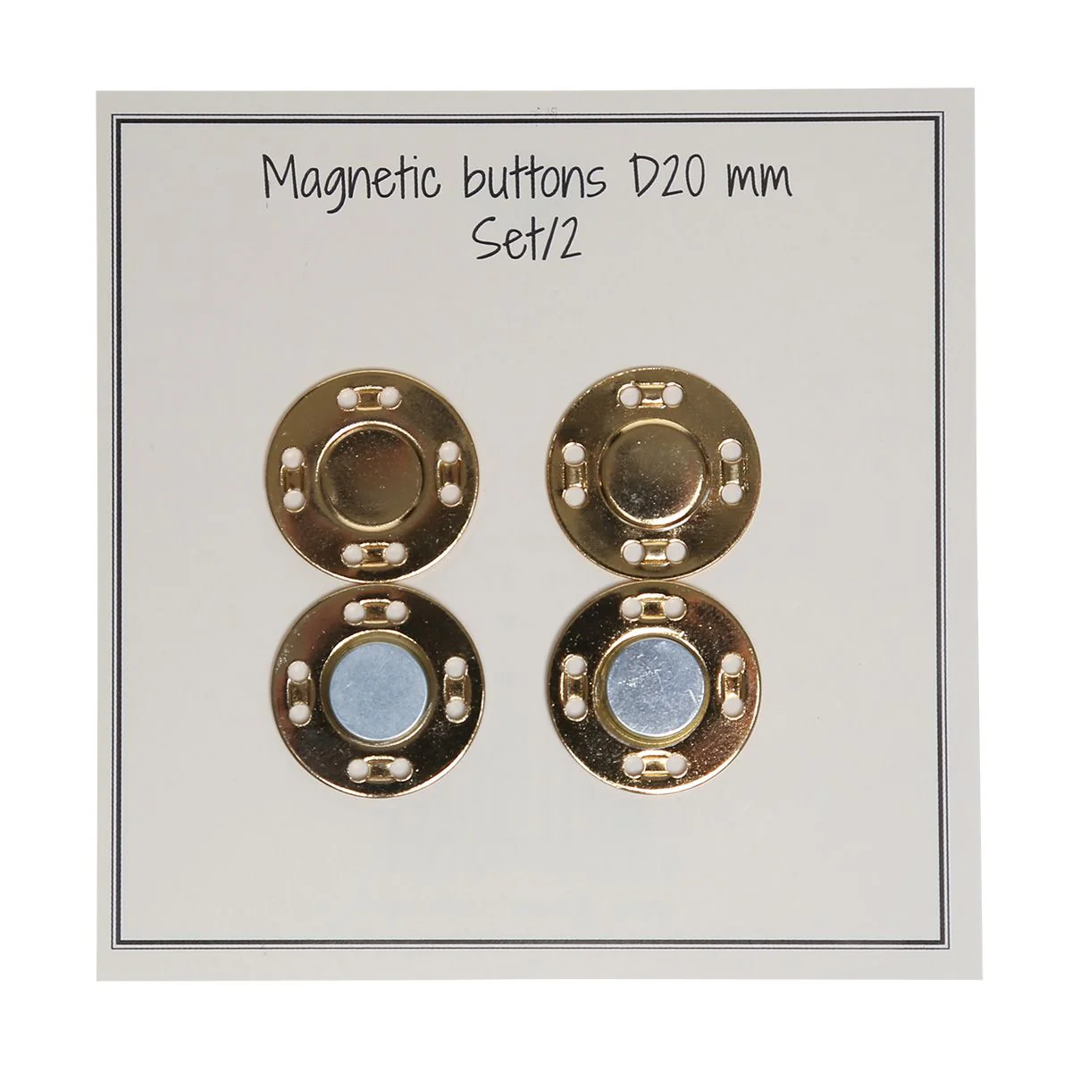 Magnetic buttons - 20 mm