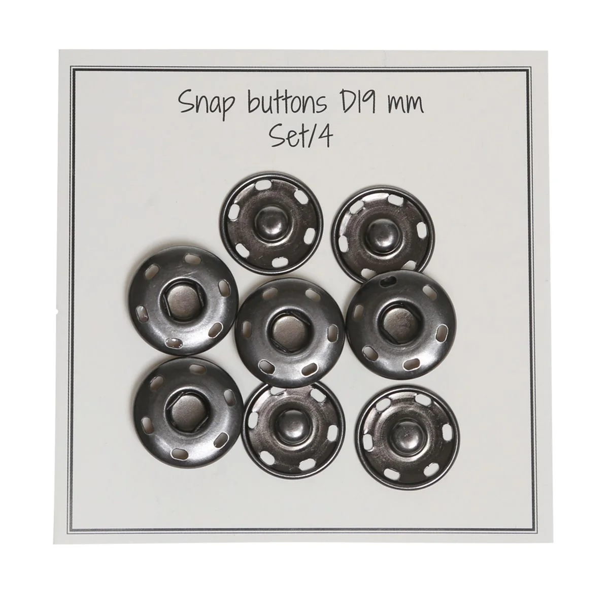 Snap buttons - 19 mm