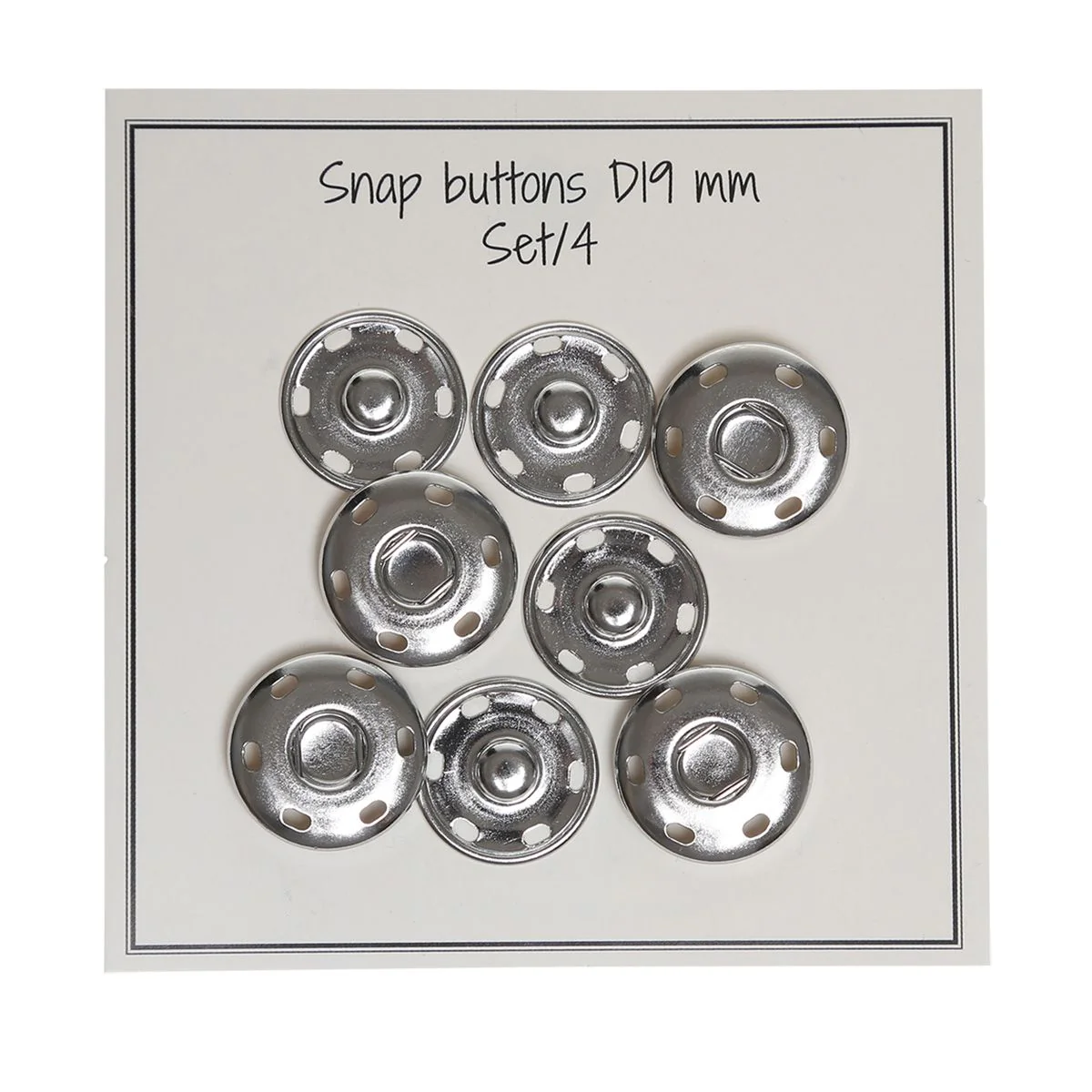Snap buttons - 19 mm