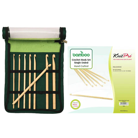 Bamboo Crochet Hook Set