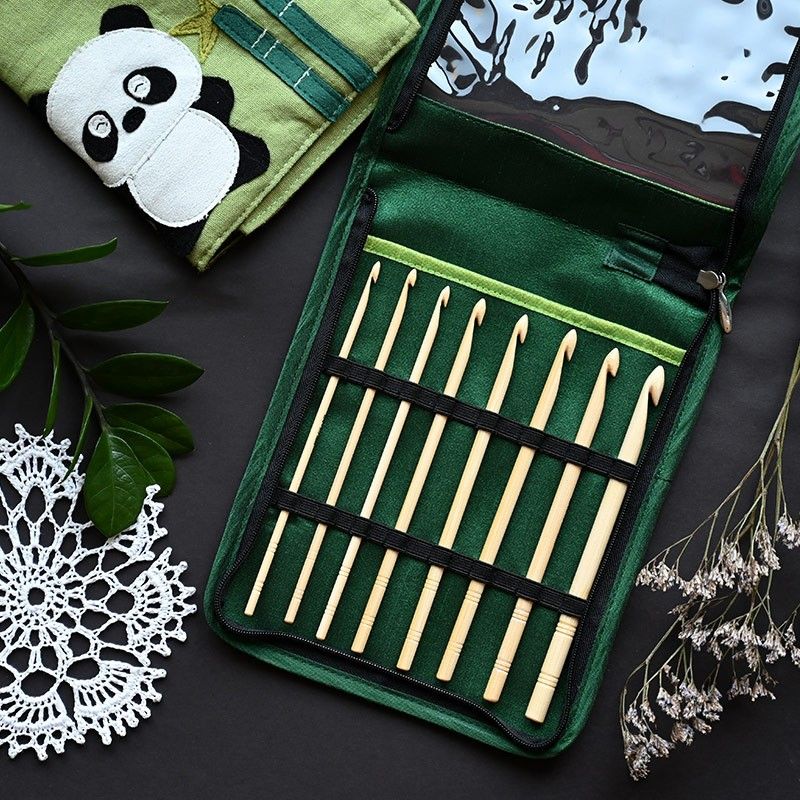 Bamboo Crochet Hook Set