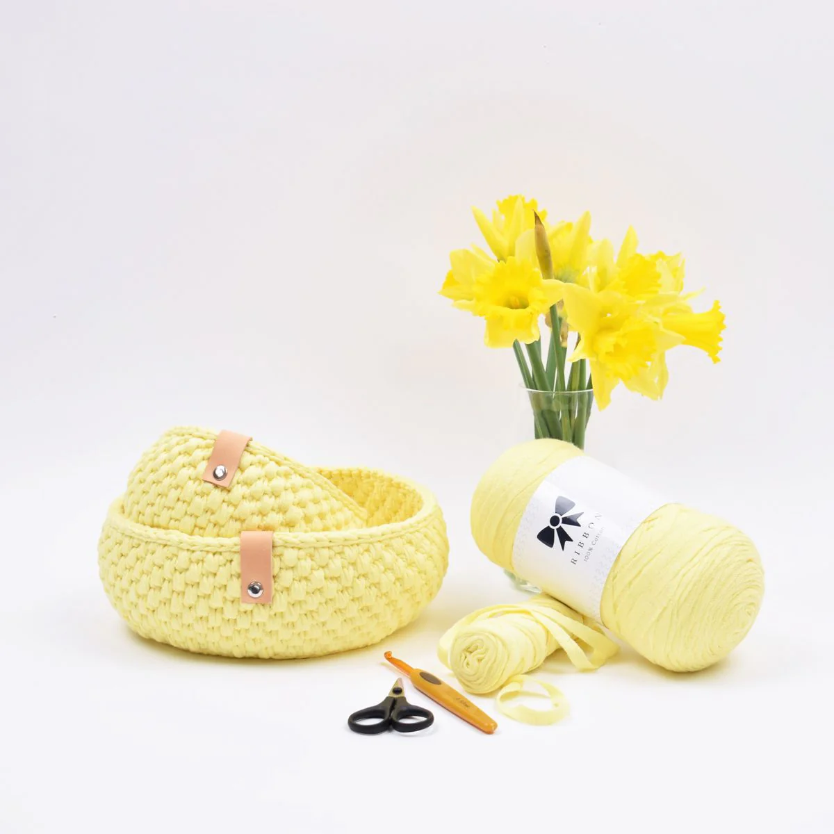 Ribbon Easter Bread Basket