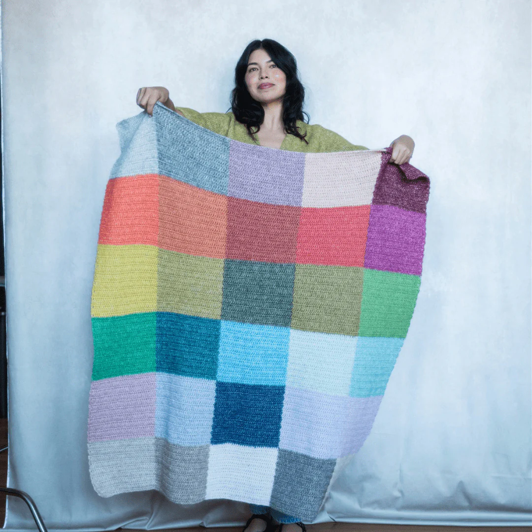 Simultaneous Contrast - Color Block Blanket